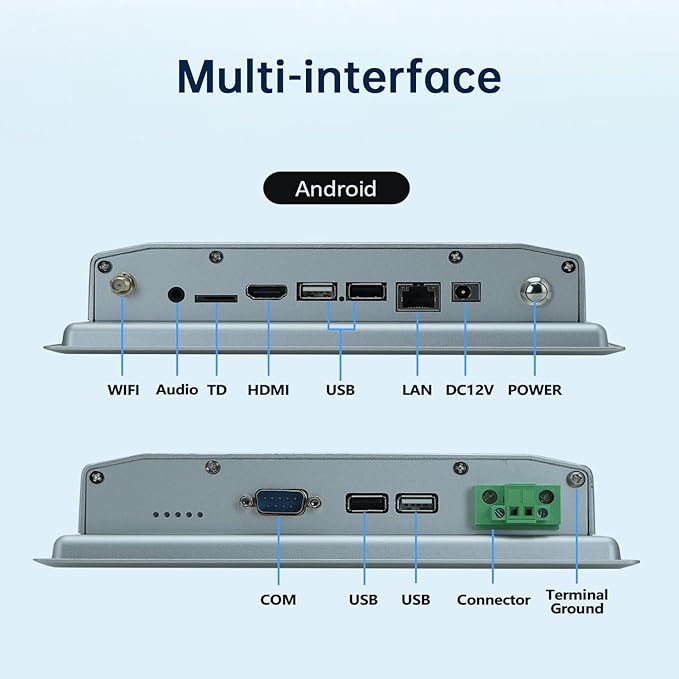 8-Inch Touchscreen Monitor, Ratio 4:3 Embedded Industiral Touch Screen Tablet