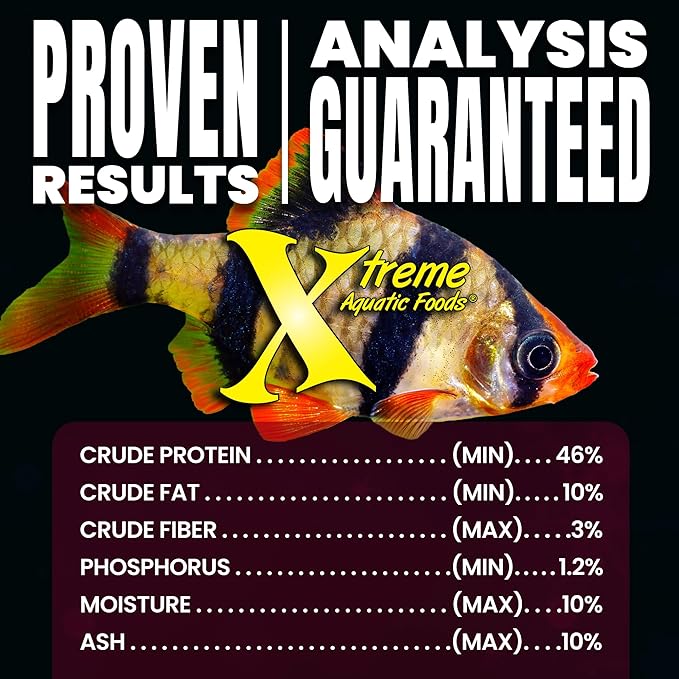 Xtreme Beef Heart Flakes - High Protein, Nutrient-Dense for Tropical & Freshwater Fish, Supports Growth, Color Enhancement, Easy Digestion - Ideal for Discus and Cichlids (2oz)