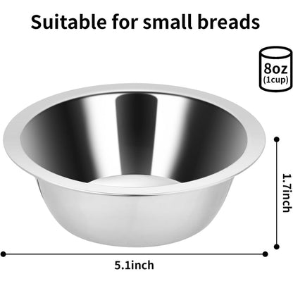 2PCS Kennel Water Bowl Hanging,Stainless Steel Puppy Bowls For Small Dog Cage,Kennel, Crate, Catio Accessories,Dog Crate Water Bowl Dish Feeder Food Holder No Spill