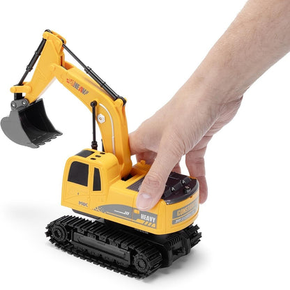 Remote Control Excavator Construction Vehicle Set  Educational Construction Toy For Children