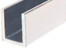 Brixwell SDCD38AB-CCP23-XCP5 Brushed Anodized 3/8" Fixed Panel Shower Door Deep