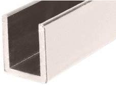 Brixwell SDCD38PN-CCP18-XCP50 Polished Nickel 3/8" Fixed Panel Shower Door Deep