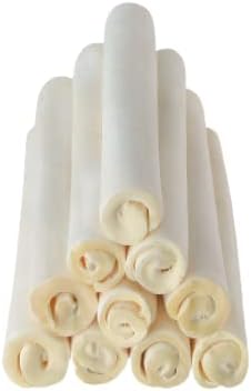 Cowdog Chews Retriever Roll 9-10 inch All Natural Rawhide Dog Treat (10 Pack)