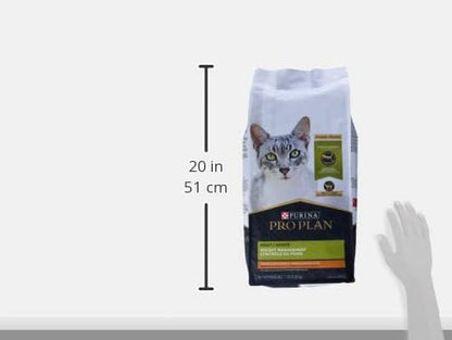Purina Pro Plan Weight Control Dry Cat Food, Chicken and Rice Formula - 7 lb. Bag