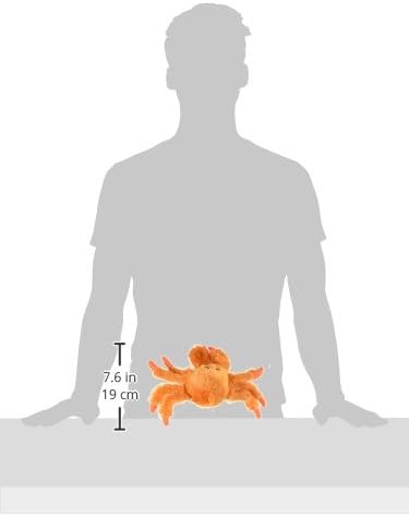 Jolly Pets Jolly Tug-a-Mal Crab Tug/Squeak Toy, Medium, Crab (JTA63)