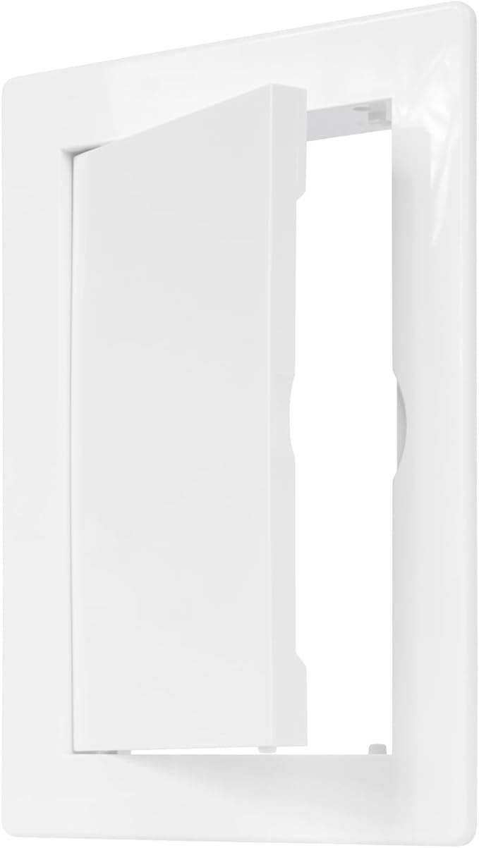 4inch x 6inch White Plastic Access Panel. Service Shaft Door Panel. Plumbing