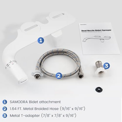 SAMODRA Ultra-Slim Hygienic Bidets Attachment