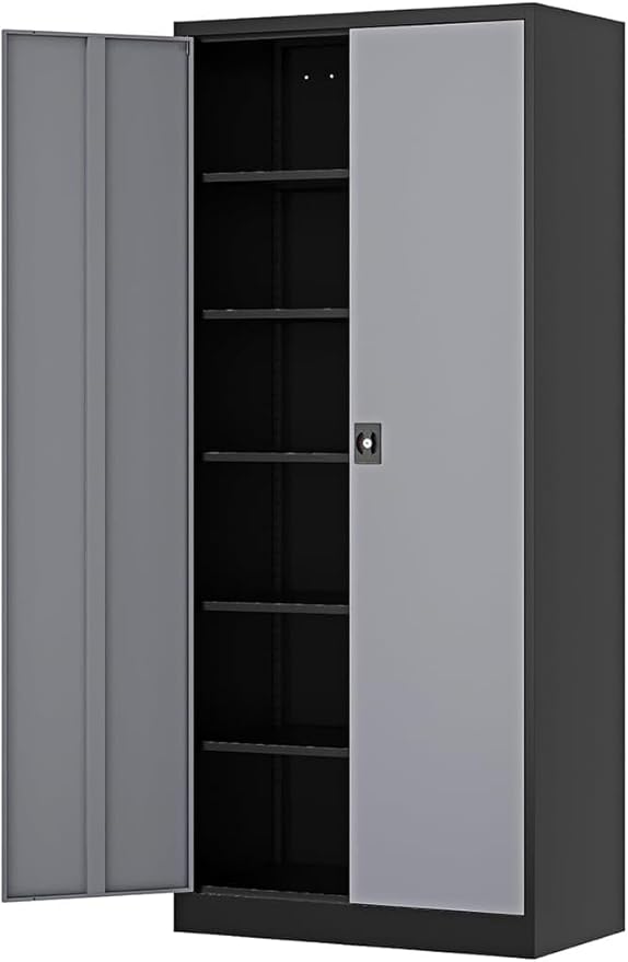 71” Tall Metal Storage Cabinet- Steel File Cabinets