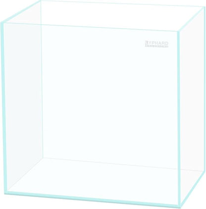 LYPHARD AQUARIUMS Tall Rimless Aquarium 3 Gallon, Ultra Clear Low Iron Nano Fish Tank for Betta, L7.9×W7.9×H11.8 Glass Thickness 5mm with EVA Foam Leveling Mat