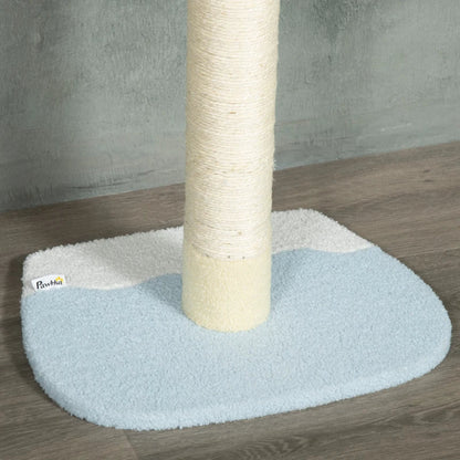 4-Tier Floor To Ceiling Cat Tree Height Adjustable 87 -103 Inch