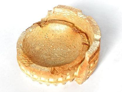 Reptile Feeding Dish Bowl,Reptile Rock Food/Water Dish for Reptiles,Amphibians,Bearded Dragon,Lizard,Frog,Gecko,Tortoise,Hermit Crab and Other Little Critters,Made from Premium Resin(Colosseum)