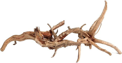emours Driftwood Branches Reptiles Aquarium Decoration Assorted Size,(5.5-8 inch in Length),4 Pieces (Spider Wood)