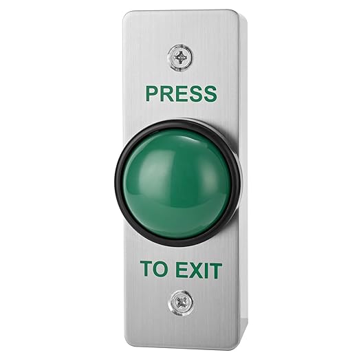Push to Exit Button for Door Access Control Big Press Button IP68 Waterproof