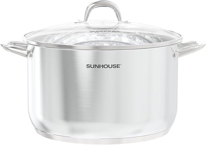 SUNHOUSE Stainless Steel Stock Pot