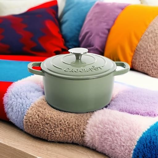 Crock-Pot Artisan Round Enameled Cast Iron Dutch Oven, Scarlet Red