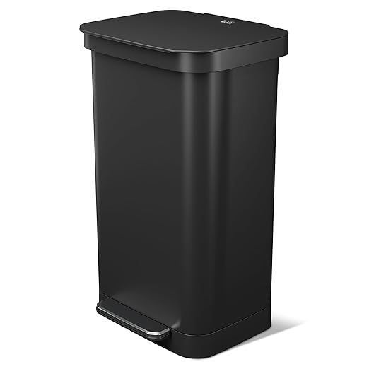Glad Stainless Steel Step Trash Can, Series 2