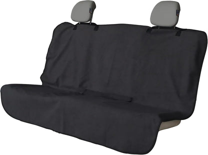 Back Seat Cover for Car Trucks Van SUV,Waterproof Rear Bench Towel Seat Covers for Dogs and Kids,Automotive Backseat Protector (Black)