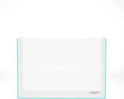 Landen 45P 10 Gallon Rimless Low Iron Aquarium Fish Tank,W17.7×D11.8×H11.8 in(45x30x30cm) 5mm Thickness with Nano Foam Leveling Mat