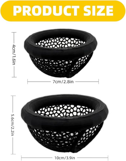 Laoha 2 PCS Floating Betta Hammock & Shrimp Shelter – 3D Printed Aquarium Decor with Feeding Ring, Safe Resting Spot for Betta Fish, Shrimp and Small Fish