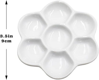 3 Pack Hermit Crab Food Bowl & Water Dish, Ceramic Hermit Crab Feeder Kit, Suitable for Hermit Crab Tarantula Snail