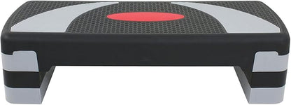 ZENY 31’’ Aerobic Step Platform, Adjustable Exercise Workout Stepper with Stable Risers, Stand Up Steppers for Exercise at Home, Fitness Equipment for Home Gym