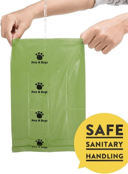 Dog Poop Bags, Dog Waste Bags Unscented Refill Rolls