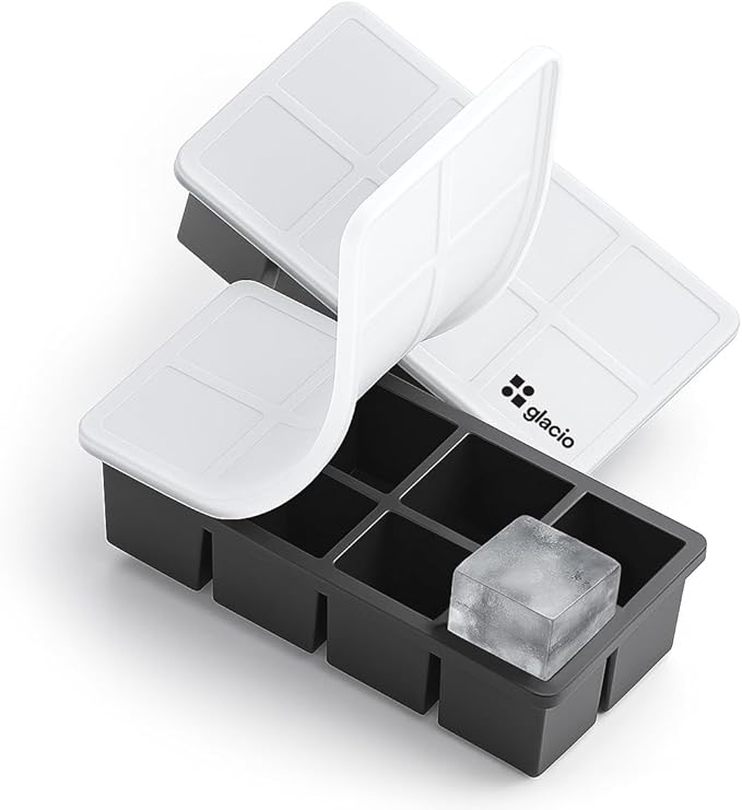 Ice Cube Molds – 2-Pack Silicone Trays