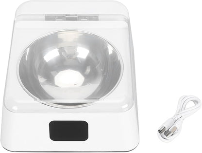 Removable Automatic Cat Feeder, Infrared Automatic Sensor Switch Cover with Transparent Lid, Proof Smart Automatic Pet Feeder for Cat, Camping, Wet Food