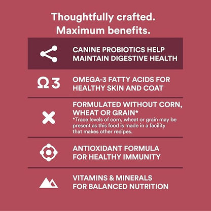 WholeHearted Grain Free Pork Beef & Lamb Recipe Dry Dog Food 40 lbs.