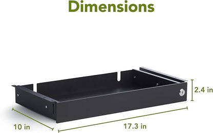 PERFECT POSTURE Max Under Desk Storage Drawer – Large Desk Drawer