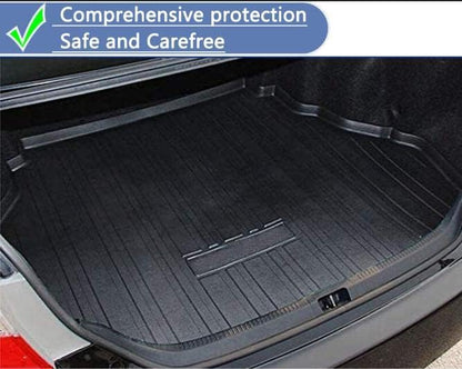 Camry Cargo Liners,Rear Cargo Trunk Tray Floor Mats Compatible with 2012 2013 2014-2016 2017 Toyota Camry (No Hybrid Models),All Weather Protector Custom 3D Waterproof Durable Odorless TPO Accessories
