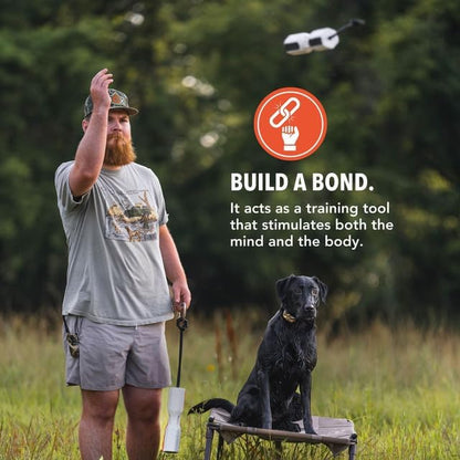 GUNNER Dog Training Bumper - Retriever Training Dummy, Retrieving Dummies for Pets, Bumpers for Water Retrieving with Adjustable Rope, (Flasher)