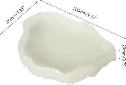 Reptile Food and Water Bowl, Plastic Feeding Plates for Turtle, Tortoise, Lizard, Chameleon, Iguana, Snake, Gecko