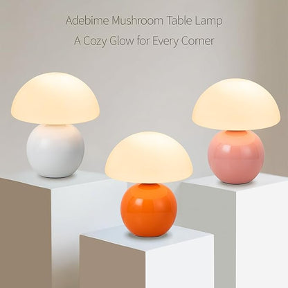 Mushroom Table Lamp, Dimmable Ambient Lighting