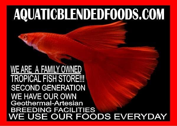 S&C AQUATICS MINI Beefheart & Soft BIT Mix,Beef Heart,Discus Food,Angel Fish Food,Cichlids (8oz - 1/2 lb.) - A8