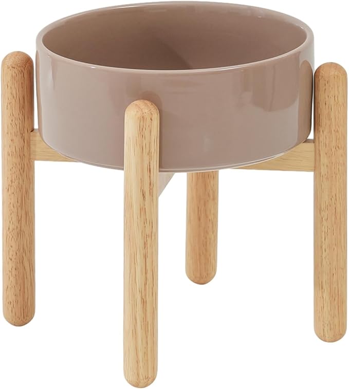 Ceramic 8.2inch Raised Dog Bowl