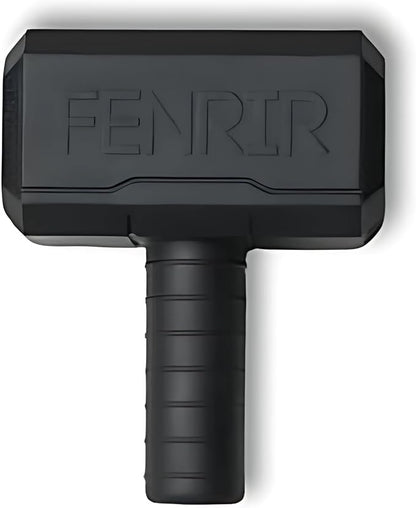 Fenrir Hammer Dog Chew Toy Strong Rubber Stuffable Enrichment Toy for Chewers (Black, Medium)