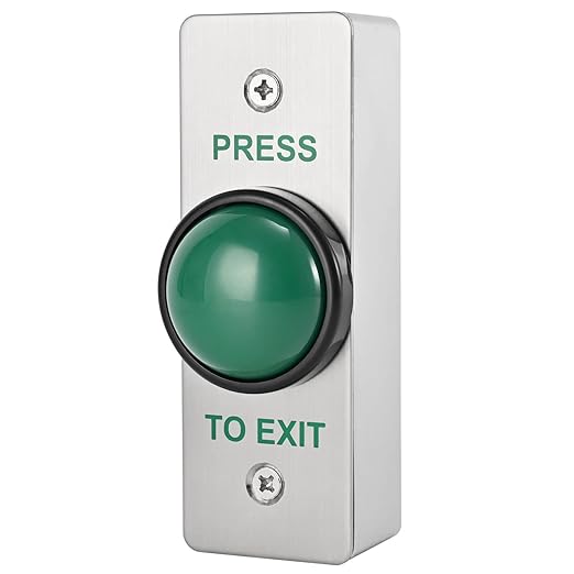 Push to Exit Button for Door Access Control Big Press Button IP68 Waterproof