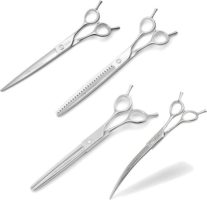 Chris Christensen Classic Series Grooming Shears, Full Set of Shears With Case, Groom Like a Professional, Any Skill Level, Made From 440C Japanese Steel