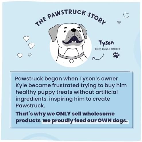 Pawstruck Premium 5-8" Bully Sticks for Dogs, 1 lb Bag - 100% Digestible, Natural Beef, Low Odor, Long-Lasting Chew for Medium & Large Dogs - Single Ingredient, Rawhide-Free Treat