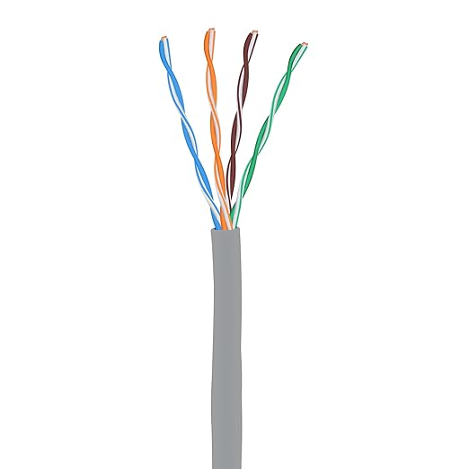 Elite CAT5E Riser, UTP 24AWG, Solid Bare Copper, UL Certified, Bulk Ethernet