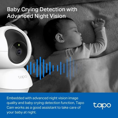 Tapo 2K Pan/Tilt Security Camera