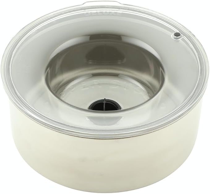 Tritan Plastic Dripless Water Bowl with Lid – Holds 1 Gal, Reduces Spills and Trails Up to 85%+, Water Bowl for Multiple Small Breed Dogs (0-20 lbs), The Original Slobber Stopper
