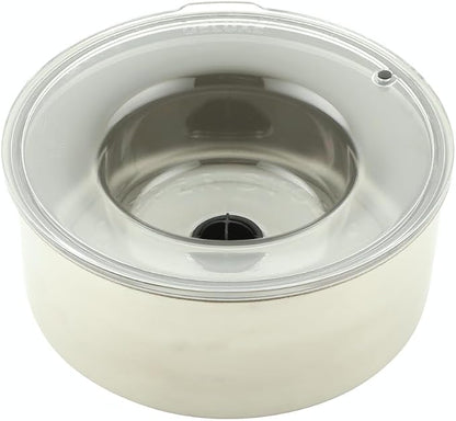 Tritan Plastic Dripless Water Bowl with Lid – Holds 1 Gal, Reduces Spills and Trails Up to 85%+, Water Bowl for Multiple Small Breed Dogs (0-20 lbs), The Original Slobber Stopper