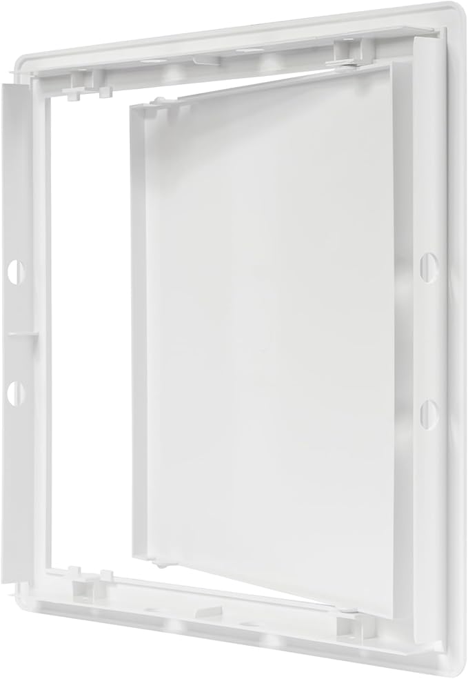 10 x 10 White Plastic Access Panel. Service Shaft Door Panel. Plumbing