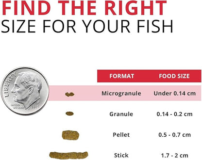 Fluval Bug Bites Fish Food for Shrimp, Granules for Small to Medium Sized Fish, 1.06 oz., A6931, Brown