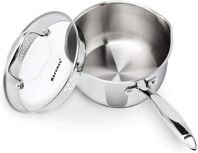 Rorence Stainless Steel Sauce pan: Saucepan