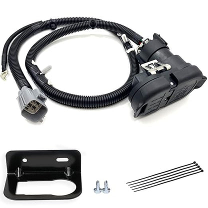 CK4T-13B576-KE Trailer Tow Rear Bumper Wiring Connector Harness Kit for Ford 2015-2019 Transit 150 250 350, Replaces CK4Z-13A576-B, 9U5Z-14489-MAA