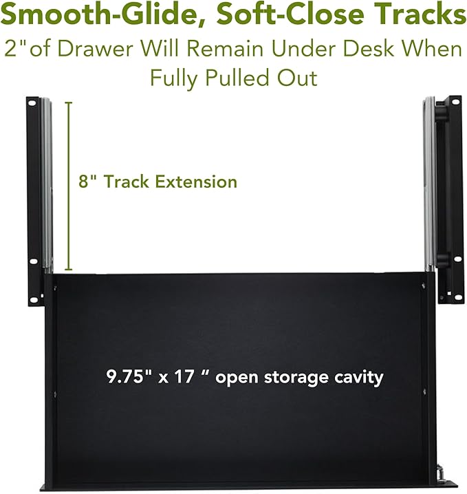 PERFECT POSTURE Max Under Desk Storage Drawer – Large Desk Drawer