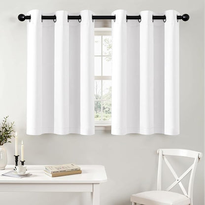 MIULEE Short Curtains for Windows